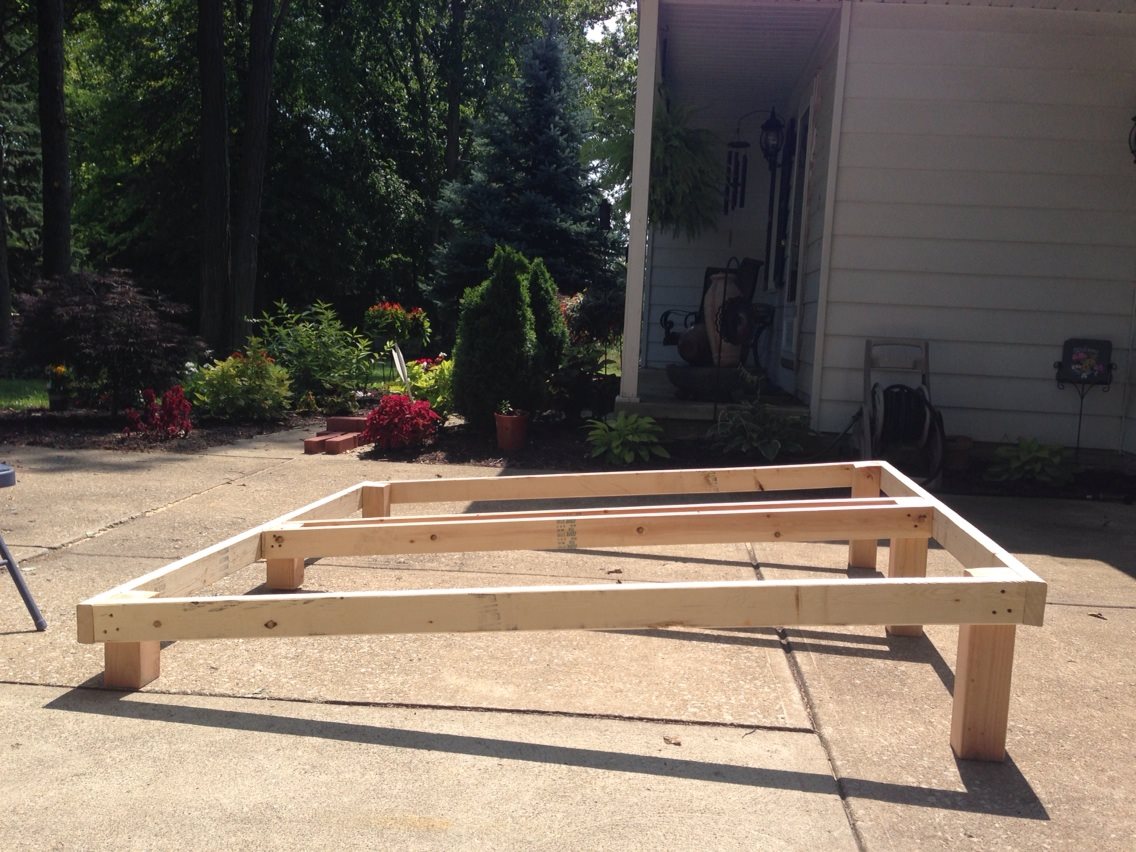Home made Inclined Bed Frame by Cindi Phoenix